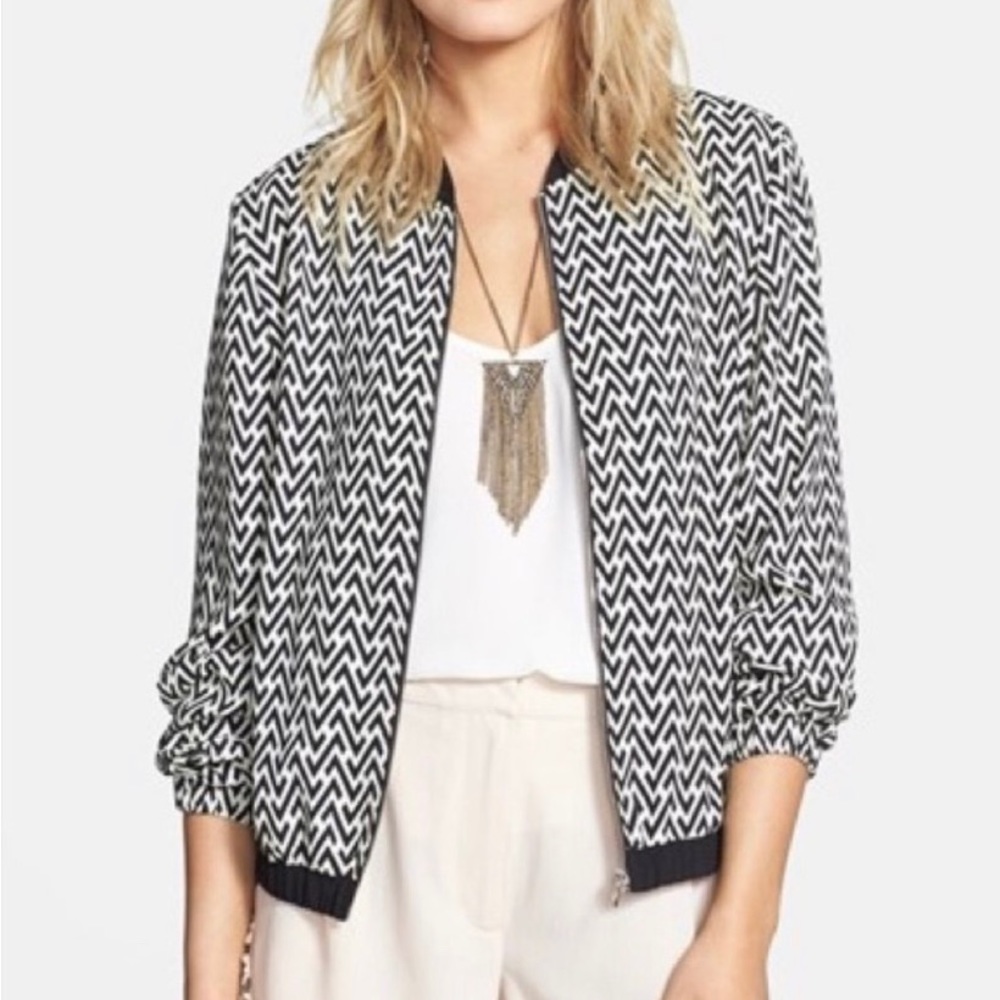 BCNU • Graphic Print Bomber Jacket